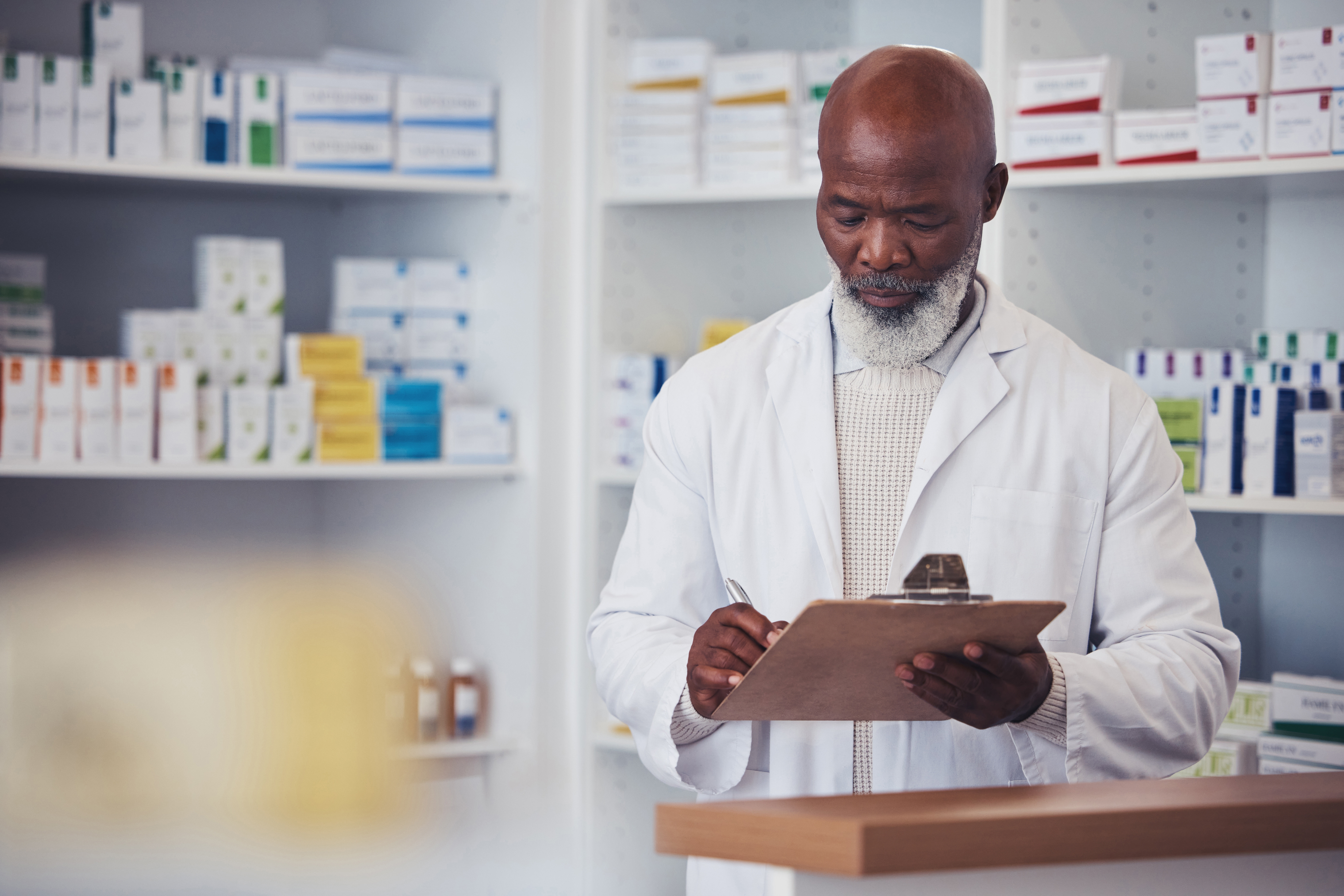 Healthcare professionals in modern medical facility